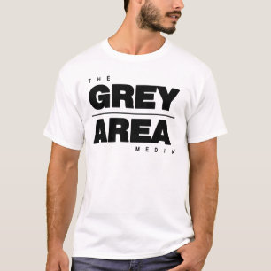 T-shirt Habillement blanc noir de zone grise