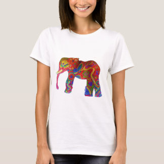 T-shirt Habillement coloré d'éléphant