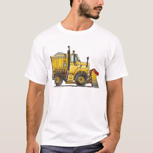T-shirt Habillement de camion de chasse-neige (Devant)