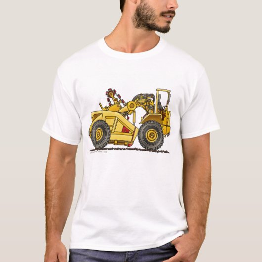T-shirt Habillement de construction de grattoir de (Devant)