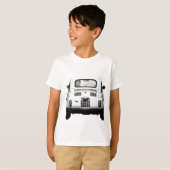 T-shirt Habillement de cru de Fiat 500 (Devant entier)