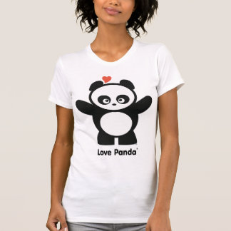 T-shirt Habillement de dames détruit par Panda® d'amour