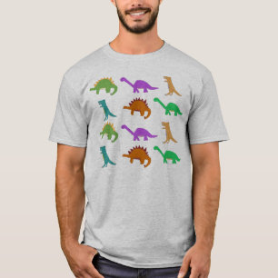 T-shirt Habillement de motif de dinosaure