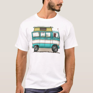 T-shirt Habillement de Top Van Camper Camping de bruit