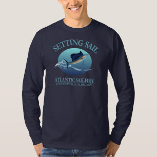 T-shirt Habillement de voile d'arrangement