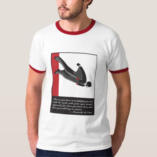 T-shirt Habillement de Wingsuit Skydive (Devant)