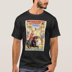 T-shirt Habillement occidental sauvage d'affiche