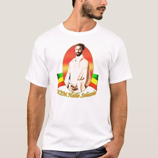T-shirt Habillement ovale de norme de portrait de Haile (Devant)