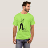 T-shirt Hachage du bois (Devant entier)
