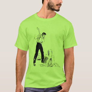 T-shirt Hachage du bois