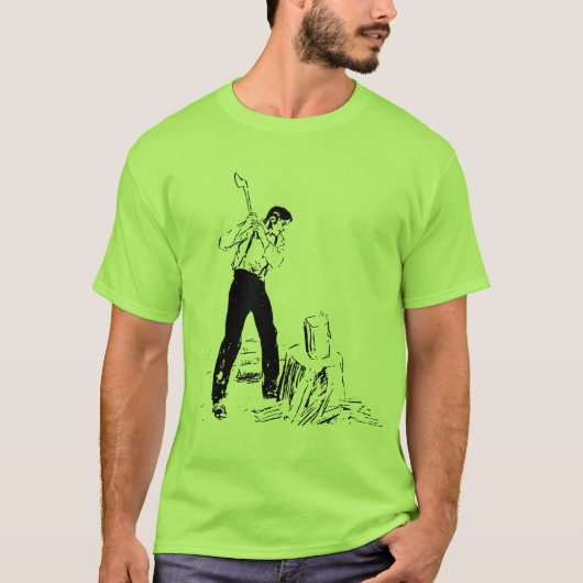 T-shirt Hachage du bois (Devant)