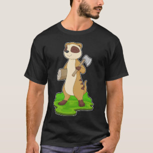 T-shirt Hache de bûcheron suricate