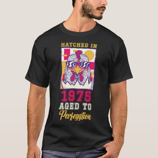 T-shirt Haché en 1975 Aged to Perfeggtion (Devant)