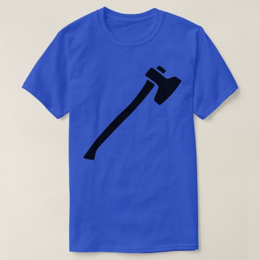 T-shirt hache noire (Design devant)