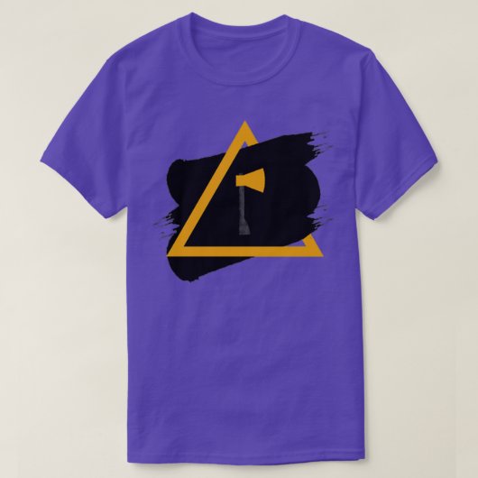 T-shirt hache triangulaire (Design devant)