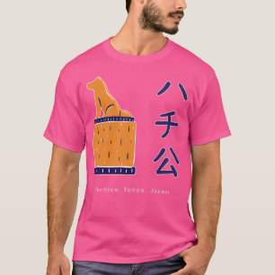 T-shirt Hachiko - Tokyo Japon