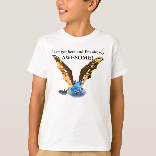 T-shirt Hachure de dragon (Devant)