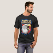 T-shirt Hackensack American Indian Tribe Eagle (Devant entier)