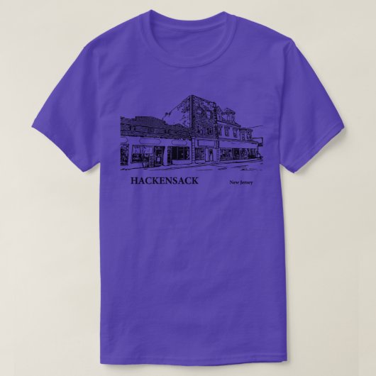 T-shirt Hackensack New Jersey 3 (Design devant)
