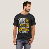 T-shirt Hacker Casquette blanc pour le cyber-guerrier et H (Devant entier)
