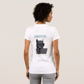 T-shirt Hacker Cat (Dos entier)