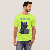 T-shirt "Hacker Cat : Code Whisperer Tee" (Devant entier)
