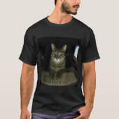 T-shirt Hacker Cat Meme Funny Computer Cat Kitten Gamer Ca (Devant)