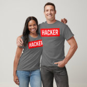 T-shirt HACKER Cyber Security Engineer IT System (Unisexe)