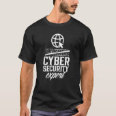 T-shirt Hacker Cybersécurité Expert Informatique pirater (Devant)