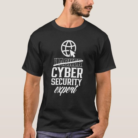 T-shirt Hacker Cybersécurité Expert Informatique pirater (Devant)