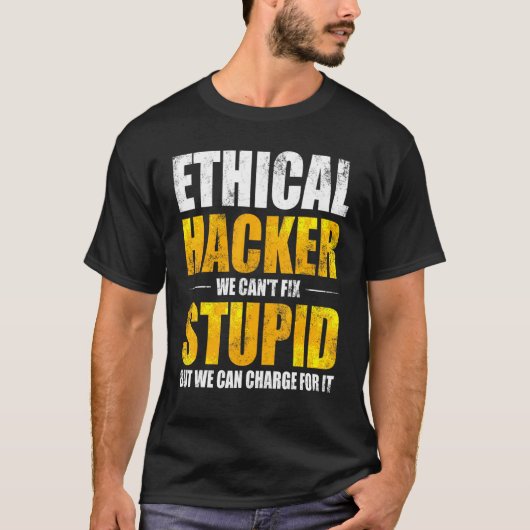 T-shirt Hacker éthique Cybersécurité It Pen Tester 6 (Devant)
