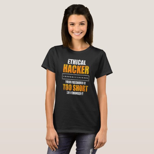 T-shirt Hacker éthique Cybersécurité It Pen Tester 9 (Devant entier)