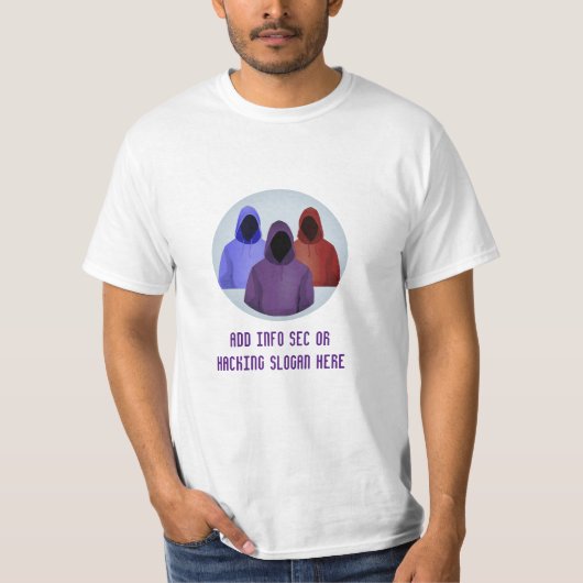 T-shirt Hackers et penteurs éthiques - Cyber sécurité (Devant)