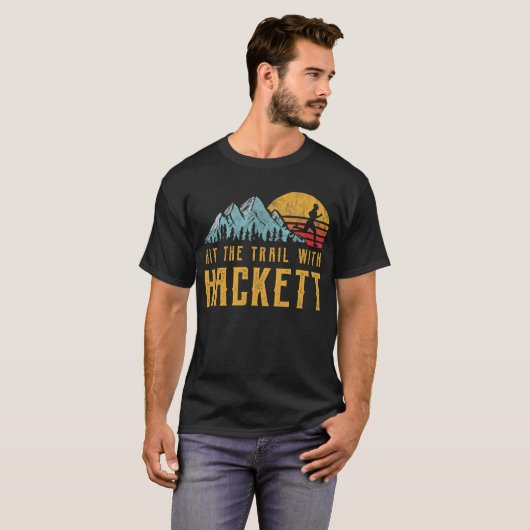 T-shirt HACKETT Running - Touchez le sentier avec le nom d (Devant entier)
