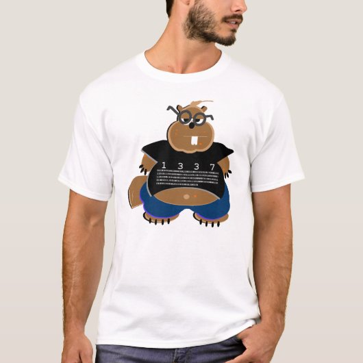 T-shirt Hackey le castor (Devant)