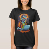T-shirt Hacking the Undead : Code d'Halloween (Devant)