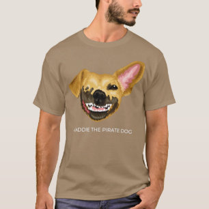 T-shirt Haddie le chien pirate
