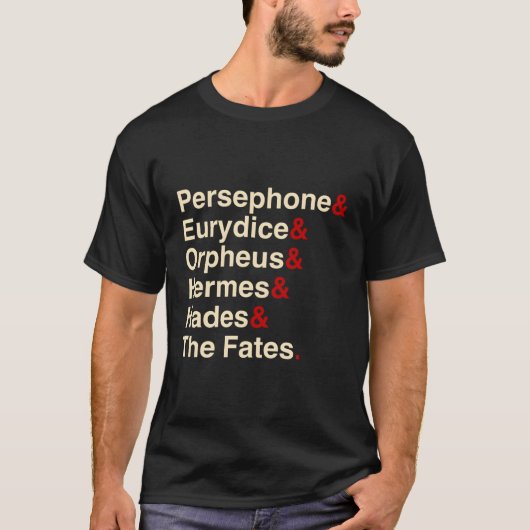 T-shirt Hades Orpheus Et Eurydice Théâtre Musical (Devant)