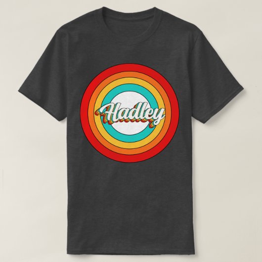 T-shirt Hadley Nom Chemise Vintage Hadley Cercle (Design devant)