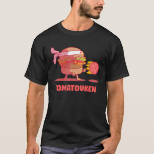 T-shirt Hadouken Burger Combat de Rue Tomate dans la resta