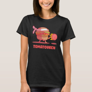 T-shirt Hadouken Burger Street Fight Tomato dans Fast Food