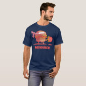 T-shirt Hadouken Burger Street Fightomato in Fast Food fun (Devant entier)