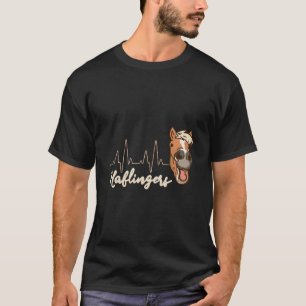 T-shirt Haflingers Heartbeat Funny Haflinger Horse