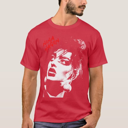 T-shirt Hagen Punk retro (Devant)