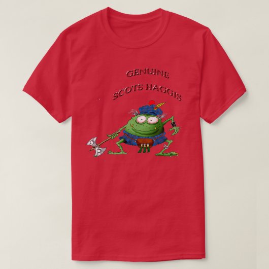 T-SHIRT HAGGIS AVEC AX (Design devant)