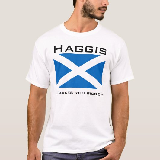 T-shirt Haggis, il vous rend plus grands (Devant)