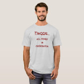 T-shirt Haggis…, toutes les choses dans la modération (Devant entier)