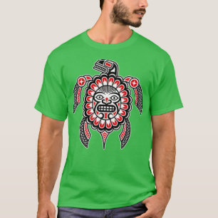 T-shirt Haida Turtle Amérindienne amérindienne indigène In