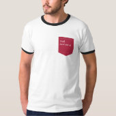 T-shirt Hail Academia Ringer (Devant)