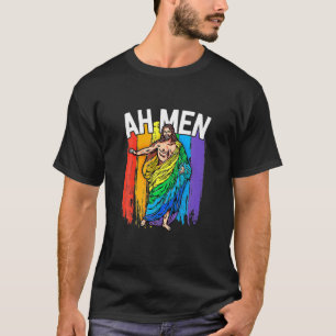 T-shirt Hail Gay Satan LGBT Goth Gay pride Funny Hail Gay